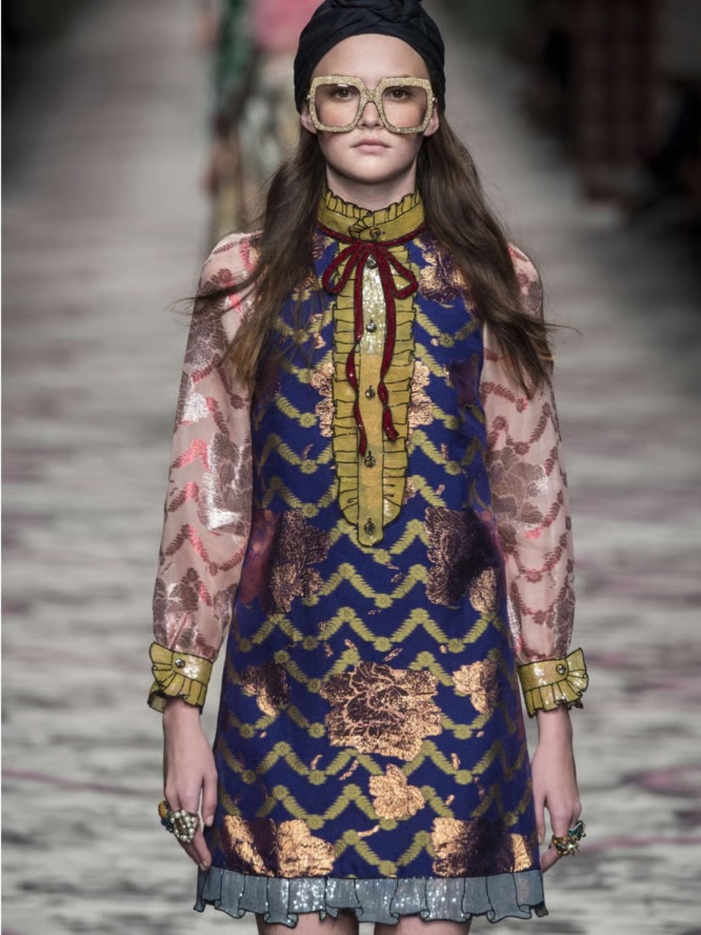 Gucci Trompe L’oeil Dress by Artistic Director Alessandro Michele - Picture 3 of 15